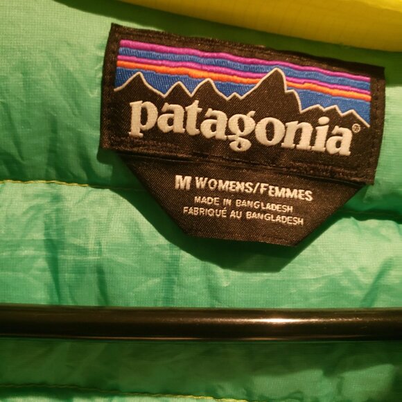 Patagonia Chartruese Down Jacket Women's M - Picture 4 of 11